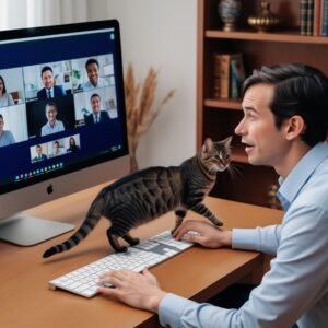 Leonardo_Phoenix_Luc_sitting_in_front_of_his_computer_in_the_m_1
